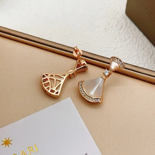 Replica Bvlgari Earrings For Women #1448040 $36.00 USD for Wholesale