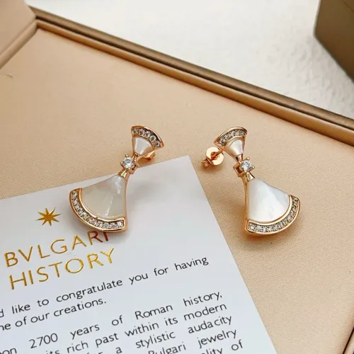 Replica Bvlgari Earrings For Women #1448040 $36.00 USD for Wholesale