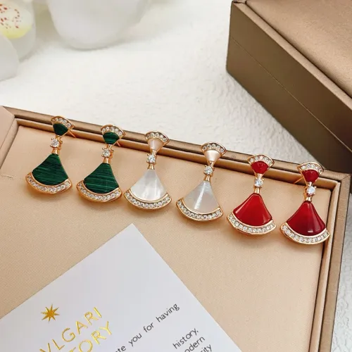 Replica Bvlgari Earrings For Women #1448040 $36.00 USD for Wholesale