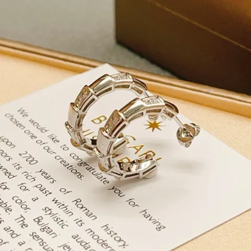 Replica Bvlgari Earrings For Women #1448077 $32.00 USD for Wholesale