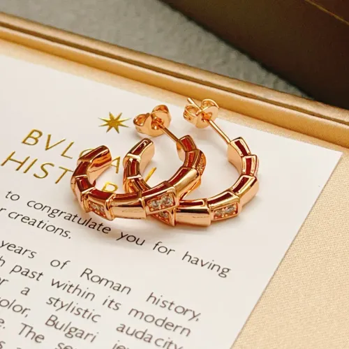 Replica Bvlgari Earrings For Women #1448078 $32.00 USD for Wholesale