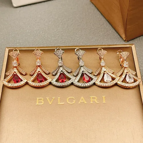 Replica Bvlgari Earrings For Women #1448087 $32.00 USD for Wholesale