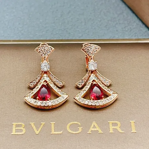 Replica Bvlgari Earrings For Women #1448088 $32.00 USD for Wholesale