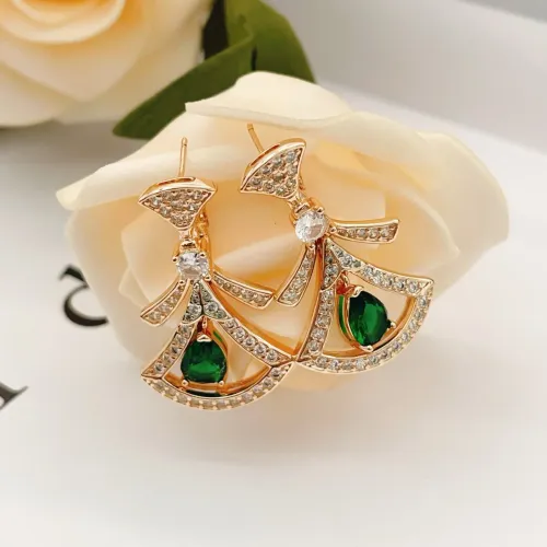 Replica Bvlgari Earrings For Women #1448096 $32.00 USD for Wholesale