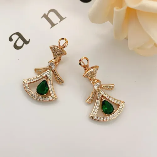 Replica Bvlgari Earrings For Women #1448096 $32.00 USD for Wholesale