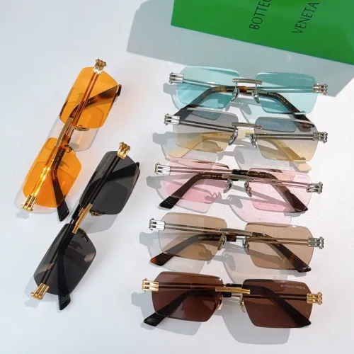 Replica Bottega Veneta AAA Quality Sunglasses #1448367 $56.00 USD for Wholesale