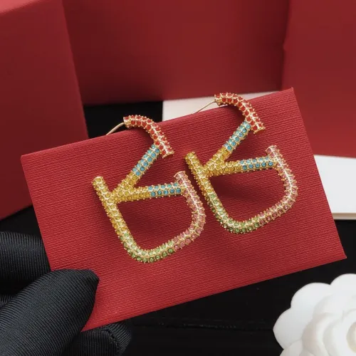 Replica Valentino Earrings For Women #1448401 $34.00 USD for Wholesale