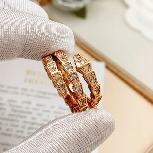 Replica Bvlgari Rings In Rose Gold #1448660 $36.00 USD for Wholesale