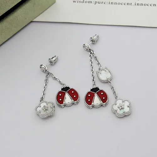 Replica Van Cleef & Arpels Earrings For Women #1448855 $27.00 USD for Wholesale