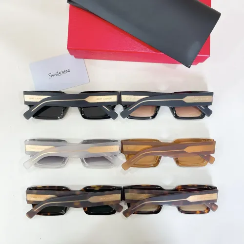 Replica Yves Saint Laurent YSL AAA Quality Sunglasses #1449078 $60.00 USD for Wholesale