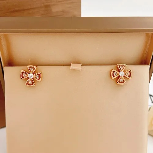 Replica Bvlgari Earrings For Women #1449342 $34.00 USD for Wholesale