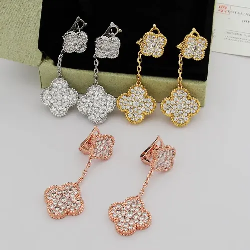 Replica Van Cleef & Arpels Earrings For Women #1449452 $32.00 USD for Wholesale