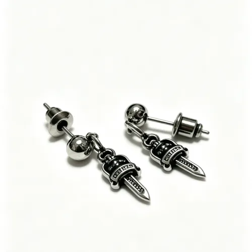 Replica Chrome Hearts Earrings For Unisex #1449716 $25.00 USD for Wholesale