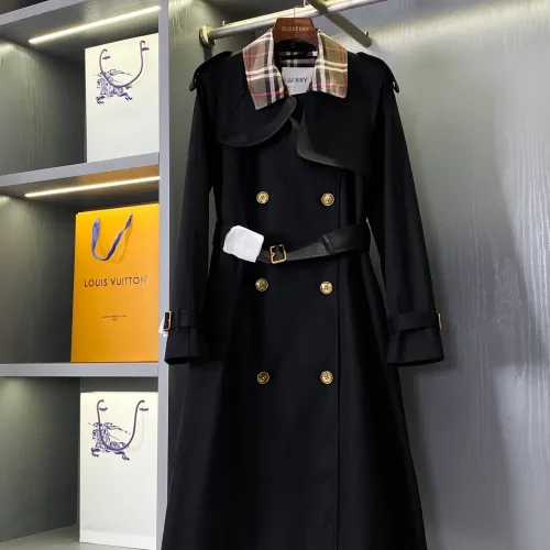Burberry Trench Coat Long Sleeved For Women #1449880