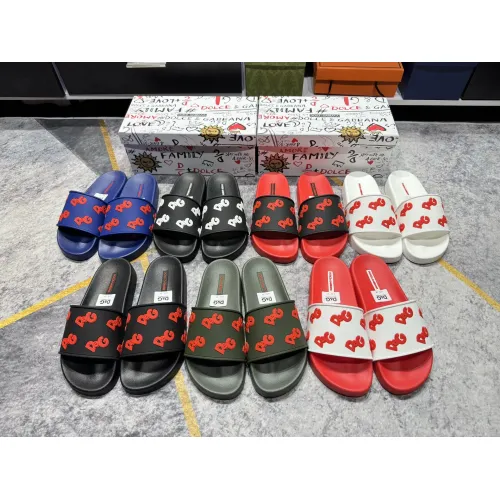 Replica Dolce & Gabbana D&G Slippers For Men #1450045 $52.00 USD for Wholesale