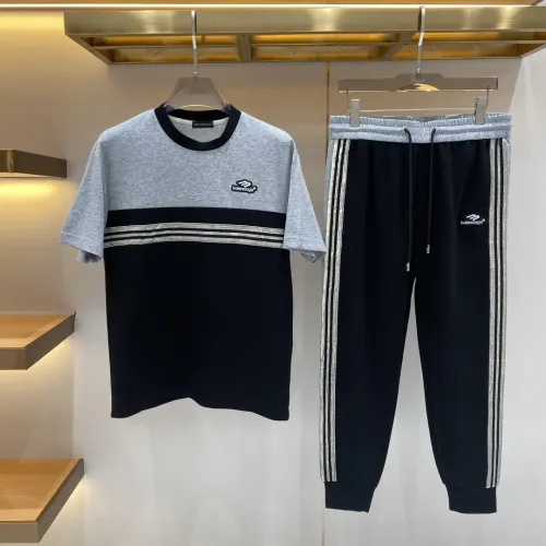 Balenciaga Fashion Tracksuits Short Sleeved For Men #1450188