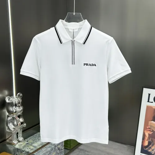 Prada T-Shirts Short Sleeved For Men #1450444