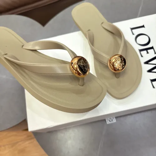 Replica LOEWE Slippers For Women #1450468 $64.00 USD for Wholesale