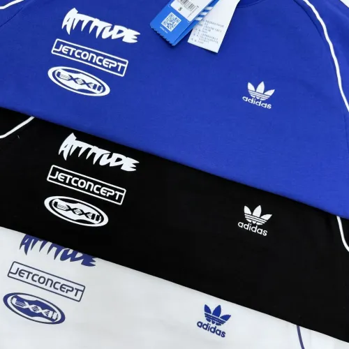 Replica Adidas T-Shirts Short Sleeved For Unisex #1450471 $32.00 USD for Wholesale