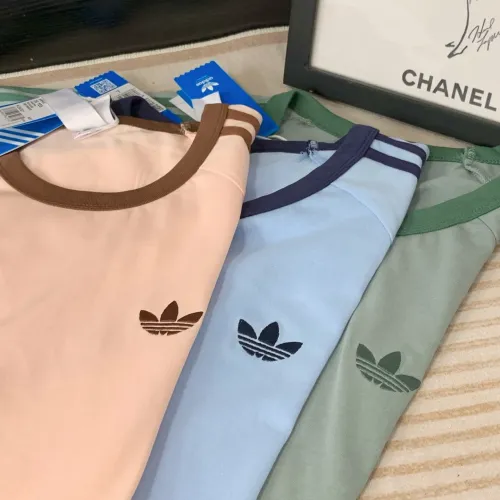 Replica Adidas T-Shirts Short Sleeved For Unisex #1450597 $27.00 USD for Wholesale