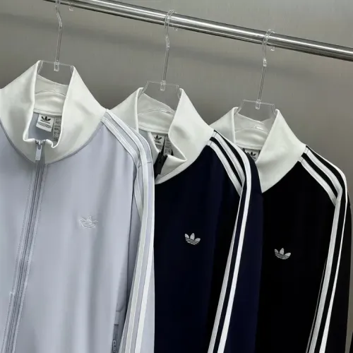 Replica Adidas Jackets Long Sleeved For Men #1450629 $45.00 USD for Wholesale