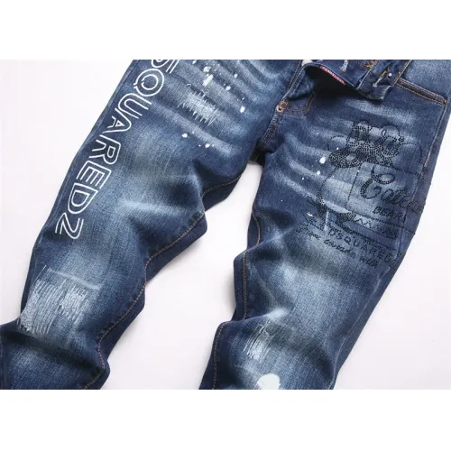 Replica Dsquared Jeans For Men #1450898 $48.00 USD for Wholesale