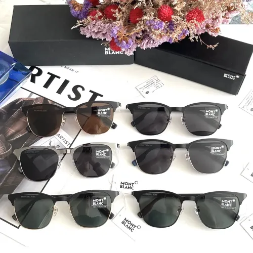 Replica Montblanc AAA Quality Sunglasses #1451487 $60.00 USD for Wholesale