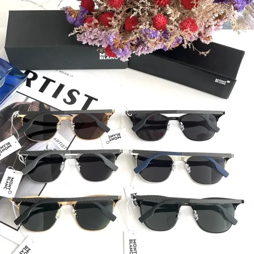 Replica Montblanc AAA Quality Sunglasses #1451487 $60.00 USD for Wholesale