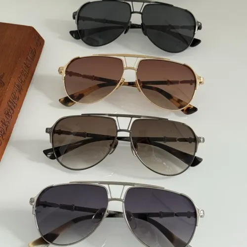 Replica Chrome Hearts AAA Quality Sunglasses #1451624 $76.00 USD for Wholesale