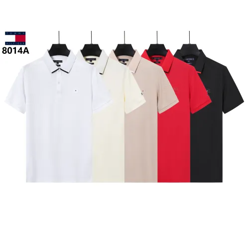 Replica Tommy Hilfiger TH T-Shirts Short Sleeved For Men #1452168 $38.00 USD for Wholesale