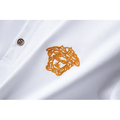 Replica Versace T-Shirts Long Sleeved For Men #1452566 $42.00 USD for Wholesale