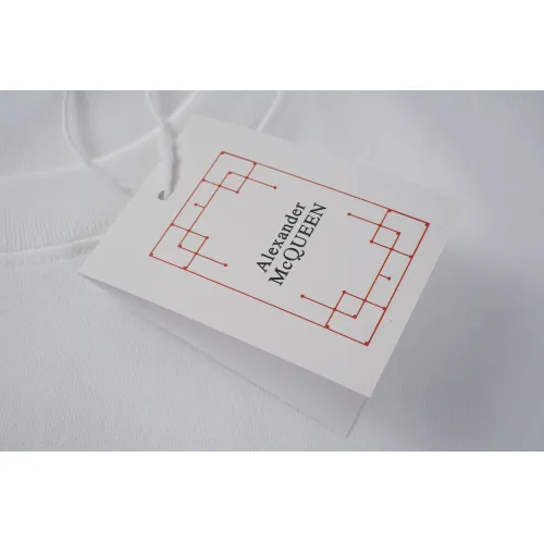 Replica Alexander McQueen T-shirts Short Sleeved For Unisex #1452585 $32.00 USD for Wholesale