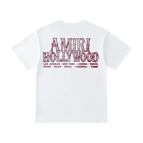 Replica Amiri T-Shirts Short Sleeved For Unisex #1452637 $39.00 USD for Wholesale