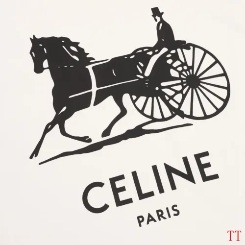 Replica Celine T-Shirts Short Sleeved For Unisex #1452850 $36.00 USD for Wholesale