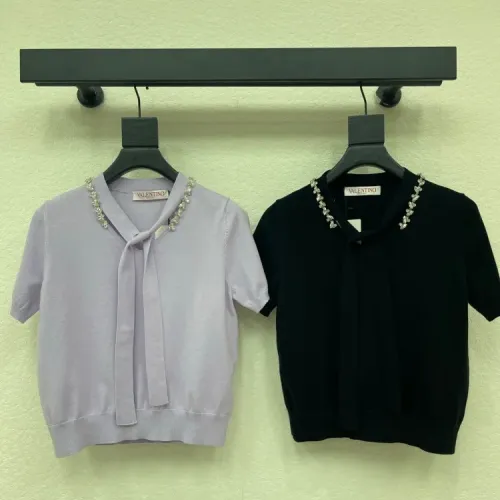 Replica Valentino T-Shirts Short Sleeved For Women #1452983 $76.00 USD for Wholesale