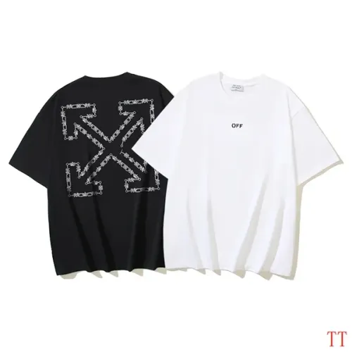 Replica Off-White T-Shirts Short Sleeved For Unisex #1453048 $32.00 USD for Wholesale