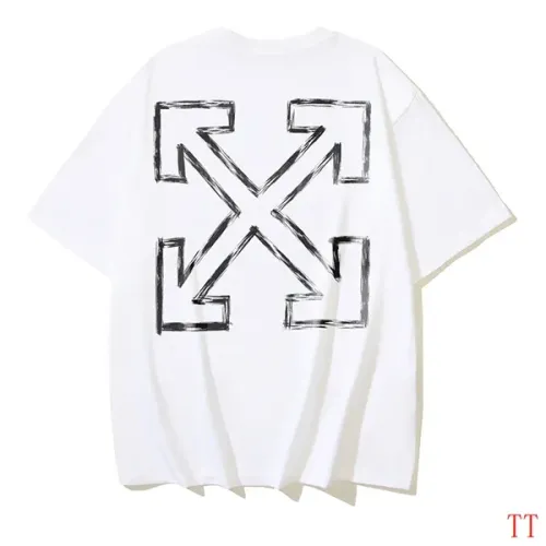 Off-White T-Shirts Short Sleeved For Unisex #1453057