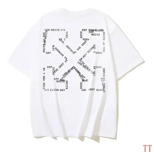 Replica Off-White T-Shirts Short Sleeved For Unisex #1453064 $32.00 USD for Wholesale