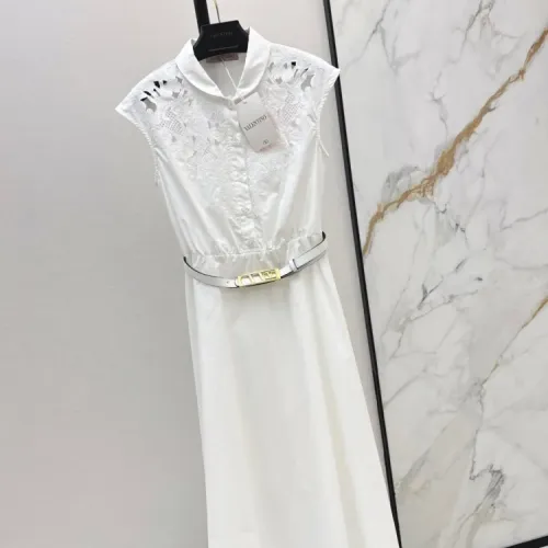 Replica Valentino Dresses Sleeveless For Women #1453068 $145.00 USD for Wholesale