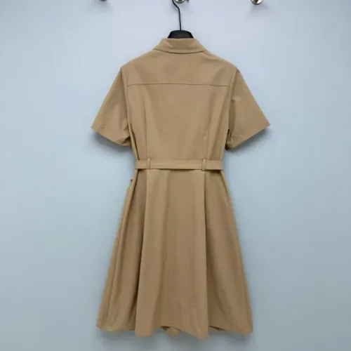 Replica Burberry Dresses Short Sleeved For Women #1453214 $128.00 USD for Wholesale