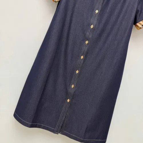 Replica Burberry Dresses Short Sleeved For Women #1453217 $130.00 USD for Wholesale