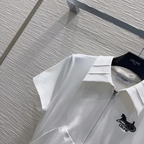 Replica Celine Dresses Short Sleeved For Women #1453218 $72.00 USD for Wholesale