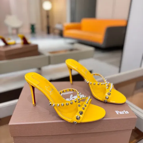 Replica Christian Louboutin CL Slippers For Women #1453302 $108.00 USD for Wholesale