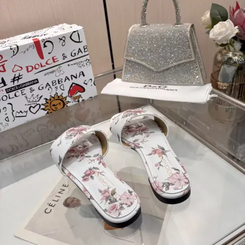 Replica Dolce & Gabbana D&G Slippers For Women #1453389 $85.00 USD for Wholesale