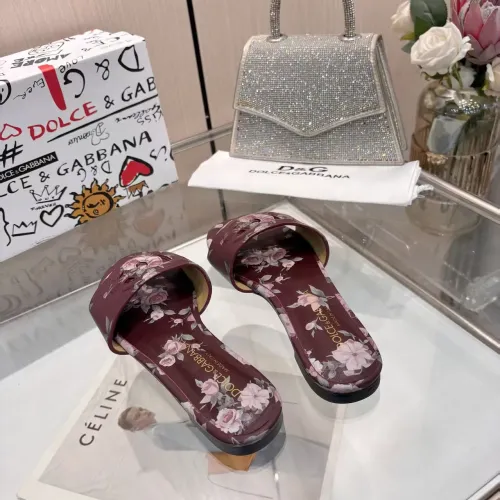Replica Dolce & Gabbana D&G Slippers For Women #1453392 $85.00 USD for Wholesale