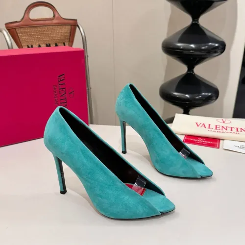 Replica Valentino High-Heeled Shoes For Women #1453782 $112.00 USD for Wholesale