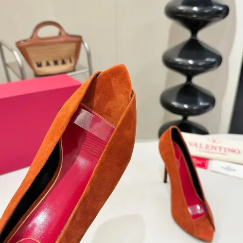 Replica Valentino High-Heeled Shoes For Women #1453783 $112.00 USD for Wholesale