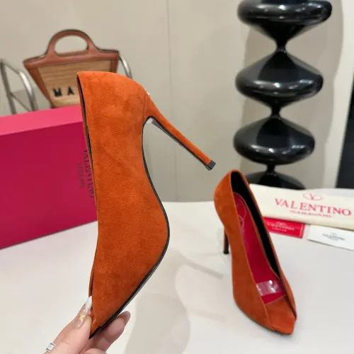 Replica Valentino High-Heeled Shoes For Women #1453783 $112.00 USD for Wholesale