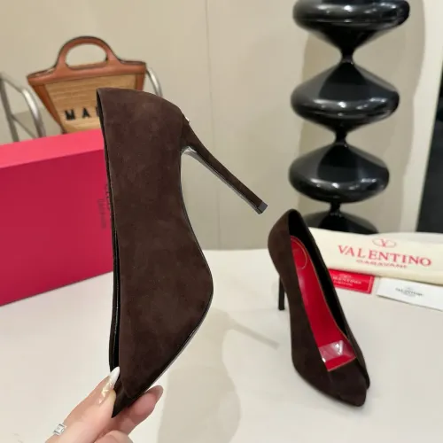Replica Valentino High-Heeled Shoes For Women #1453785 $112.00 USD for Wholesale