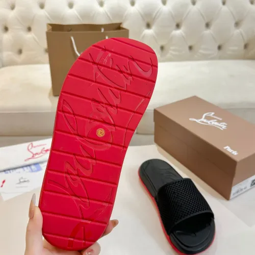 Replica Christian Louboutin CL Slippers For Men #1453908 $76.00 USD for Wholesale